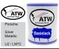 Preview: Porsche, Silver Metallic, U2 / LM72: 1L Lackdose, von ATW Autoteile West.